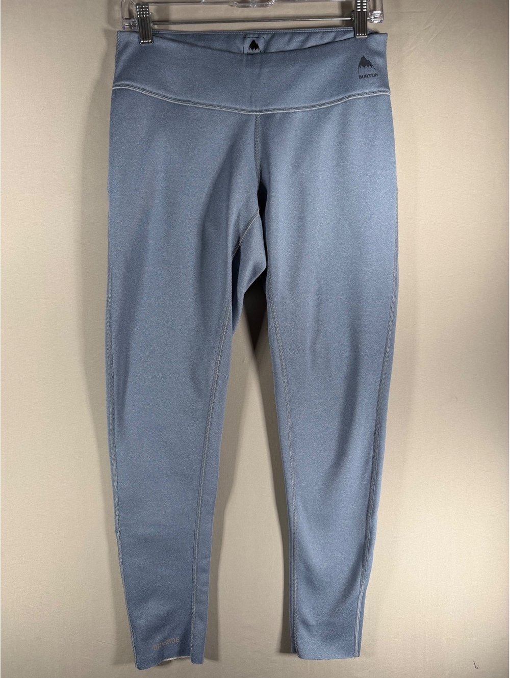 Burton Dryride Blue Fleece-Lined Athletic Leggings Size Small